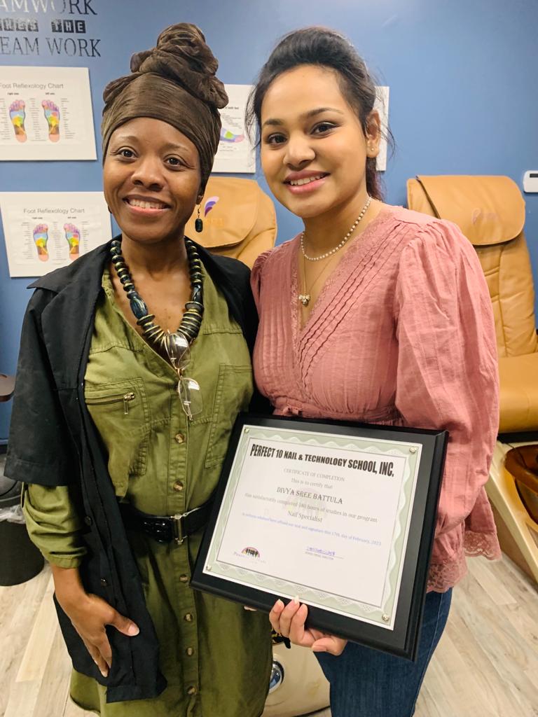 Beauty treatment moment